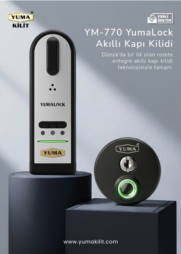 YUMA-770  YumaLock Akıllı Kapı Kilidi