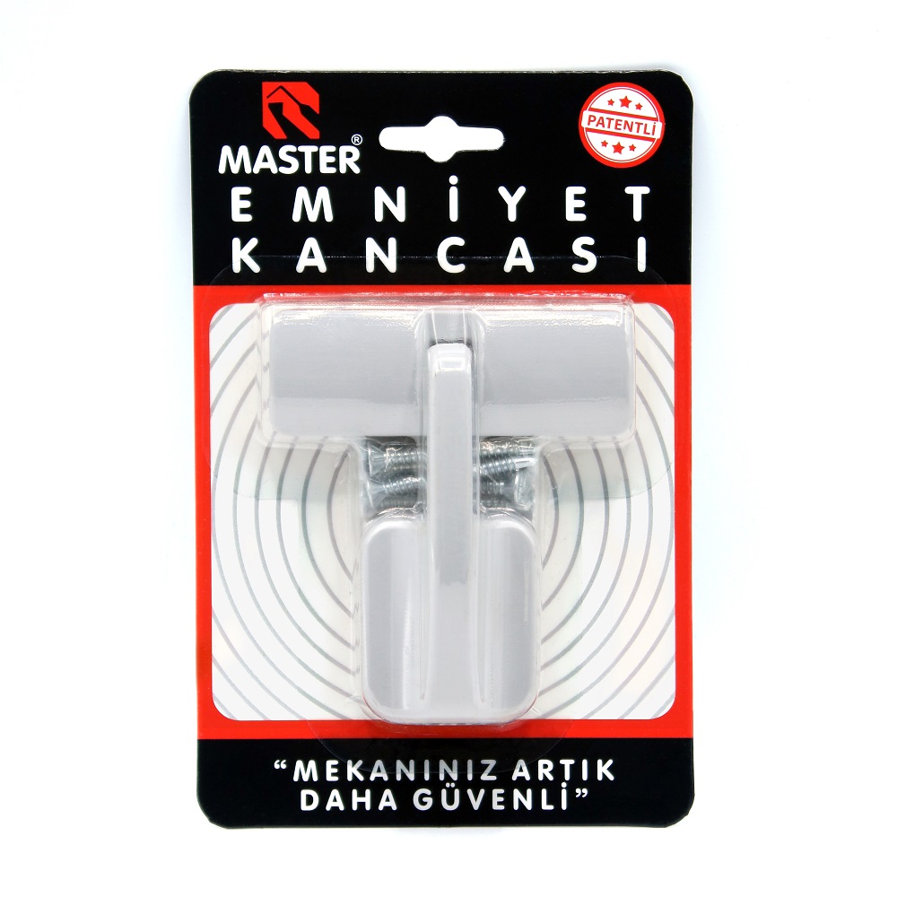 Lüks Emniyet Kancası Gri (EMK-02G)